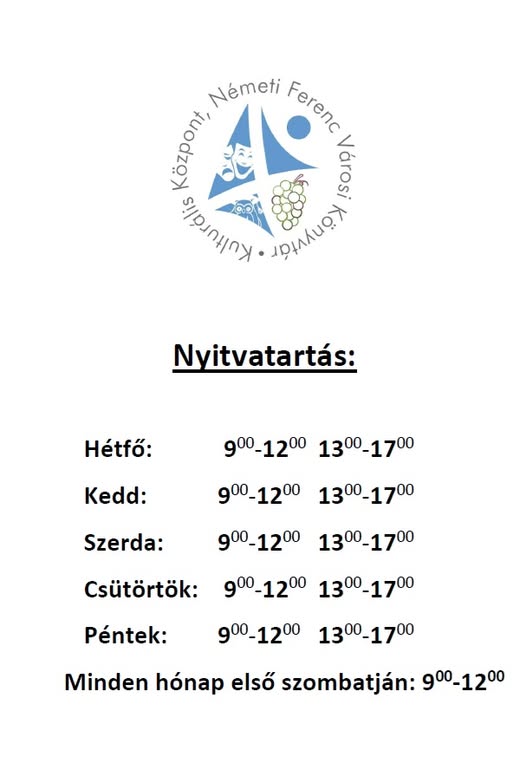 Nyitvatartásunk
